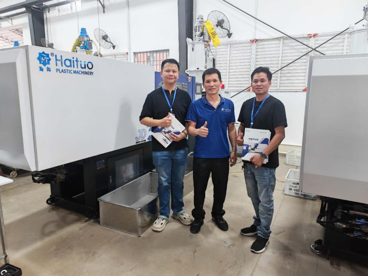 Kanbodiako K-SHOW zerbitzu globalaren erregistroa —— Haituo HTF-160J 25 injekzio-makinen entrega 