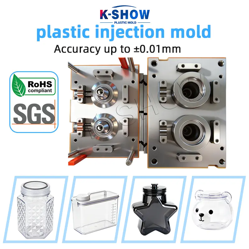 Plastic Snack Storage Jar Mould